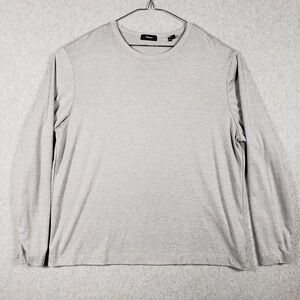 Theory Women's Long Sleeve Crew Neck Pullover Sweater Gray XXL 190/96A Unisex